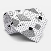 Seamless school geometric memphis shapes pattern s krawatte (Gerollt)