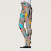 Seamless school geometric memphis shapes pattern s leggings (Links)