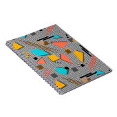 Seamless school geometric memphis shapes pattern s notizblock (Rechte Seite)