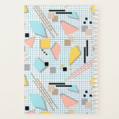 Seamless school geometric memphis shapes pattern s planer (Rückseite)