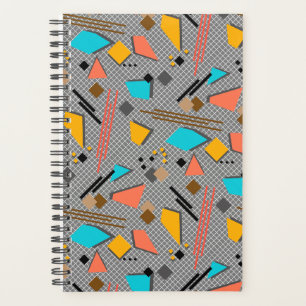 Seamless school geometric memphis shapes pattern s planer