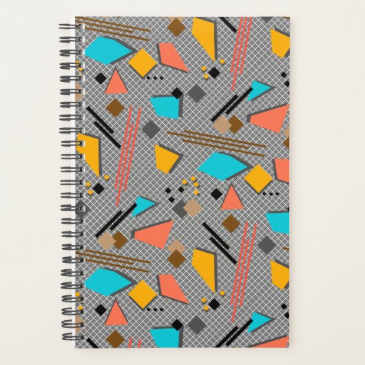 Seamless school geometric memphis shapes pattern s planer (Vorderseite)