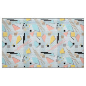 Seamless school geometric memphis shapes pattern s stoff (Fat Quarter (45,7 x 55,9 cm))
