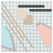 Seamless school geometric memphis shapes pattern s stoff (Nahaufnahme)