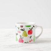 Seamless scratched cartoon frucht apples pears espressotasse (Rechts)