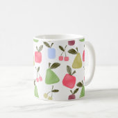 Seamless scratched cartoon frucht apples pears kaffeetasse (VorderseiteRechts)