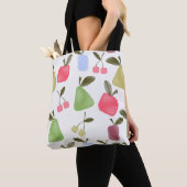 Seamless scratched cartoon frucht apples pears tasche (Von Nahem)