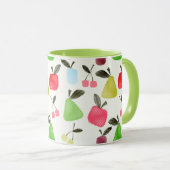 Seamless scratched cartoon frucht apples pears tasse (VorderseiteRechts)