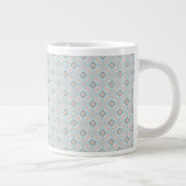 Seamless Sea Themed Patches Jumbo-Tasse (Rechts)