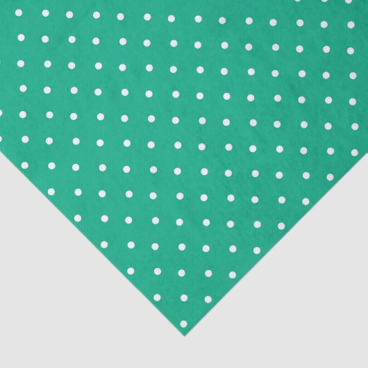 Seamless solid teal polka dot pattern seidenpapier (Ausschnitt)