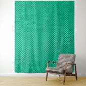 Seamless solid teal polka dot pattern wandteppich (Beispiel)