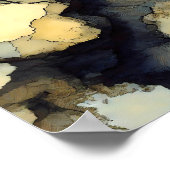 Seamless Speckled Crystalline Fabric Pattern Poster (Ecke)