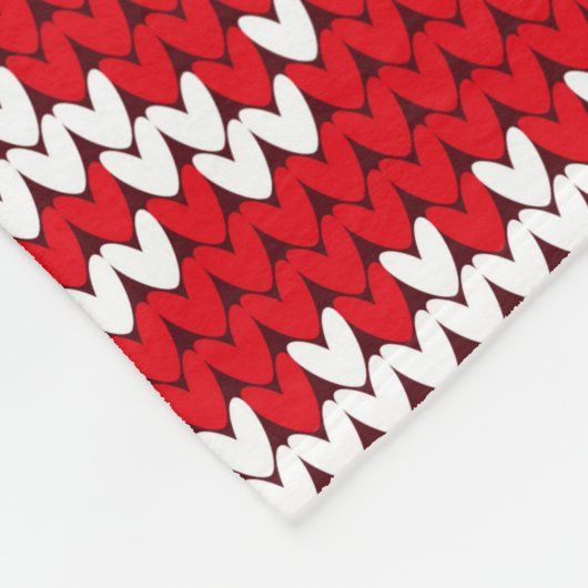 Seamless Strickmuster Norwegen festliche Pullover Fleecedecke (Ecke)