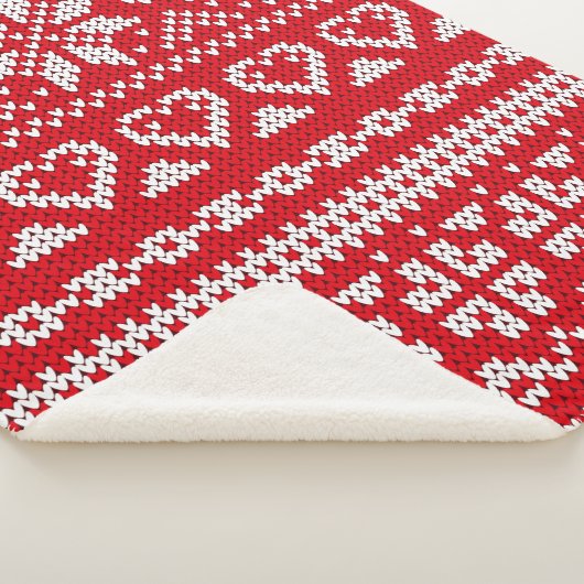 Seamless Strickmuster Norwegen festliche Pullover  Sherpadecke (3/4)