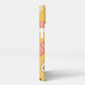 Seamless Sushi Pattern – Cute Japanese Food  iPhone Hülle (Rechte Seite)