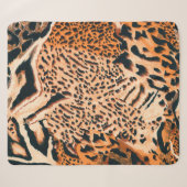 Seamless tiger, leopard and jaguar. Seamless textu Sherpadecke (Vorderseite (Horizontal))