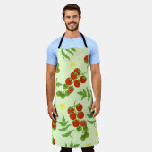 Seamless tomato pattern. Vegetable print. Vintage  Schürze (Getragen)