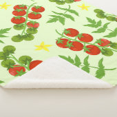 Seamless tomato pattern. Vegetable print. Vintage  Sherpadecke (3/4)
