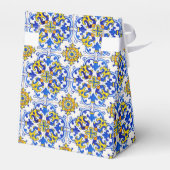 Seamless Traditional portugiesisches Azulejo-Muste Geschenkschachtel (Rückseite)