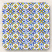 Seamless Traditional portugiesisches Azulejo-Muste Untersetzer (Vorderseite)