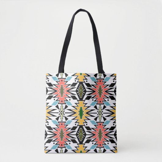 Seamless tribal african ornamental pattern backgro tasche (Vorderseite)