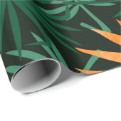 Seamless tropic pattern with strelitzia flowers an geschenkpapier (Rolleneckpunkt)