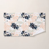 Seamless Tropical Dschungle Blätter Monstera Palm  Badhandtuch Set (Handtuch)