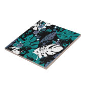 Seamless Tropical Dschungle Blätter Monstera Palm Fliese (Seite)