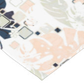 Seamless Tropical Dschungle Blätter Monstera Palm Tischdecke (Schrägansicht)