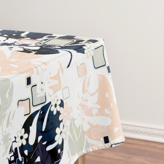 Seamless Tropical Dschungle Blätter Monstera Palm Tischdecke (Beispiel)