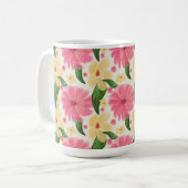 Seamless tropical floral pattern  kaffeetasse (Vorderseite Links)