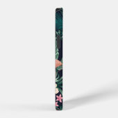 seamless tropical pattern with lush foliage, flow iPhone hülle (Rechte Seite)