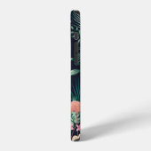seamless tropical pattern with lush foliage, flow iPhone hülle (Linke Seite)