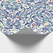 Seamless turkish colorful pattern. Endless Pattern Geschenkpapier (Ecke)