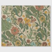Seamless vintage botanical pattern  geschenkpapier (Flach)