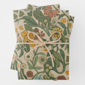 Seamless vintage botanical pattern  geschenkpapier set (Beispiel)