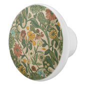 Seamless vintage botanical pattern  keramikknauf (Rechts)