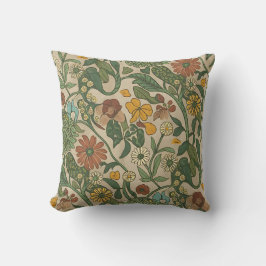 Seamless vintage botanical pattern  kissen