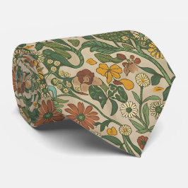 Seamless vintage botanical pattern  krawatte
