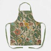 Seamless vintage botanical pattern  schürze (Vorderseite)