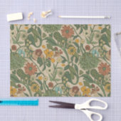 Seamless vintage botanical pattern seidenpapier (Handwerk)
