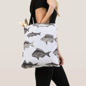 Seamless vintage fish patternvintage, fish, patter tasche (Von Nahem)