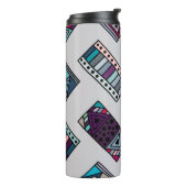 Seamless vintage pattern. geometrical background w thermosbecher (Nach links gedreht)