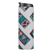 Seamless vintage pattern. geometrical background w thermosbecher (Nach rechts gedreht)