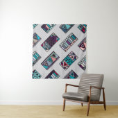 Seamless vintage pattern. geometrical background w wandteppich (Beispiel (Horizontal))
