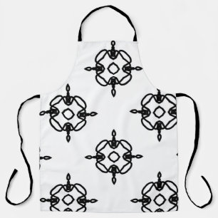 Seamless vintage pattern in geometric ornamental s schürze
