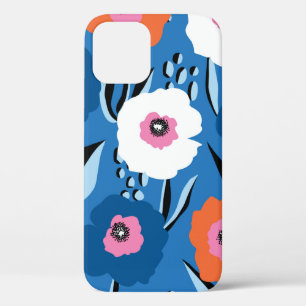 Seamless vintage pattern large red white and blue Case-Mate iPhone hülle