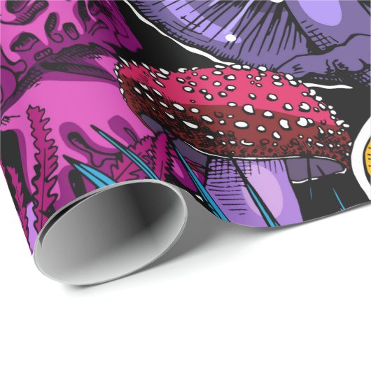 Seamless wallpaper pattern. Bright Magic Psychedel Geschenkpapier (Rolleneckpunkt)