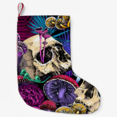 Seamless wallpaper pattern. Bright Magic Psychedel Kleiner Weihnachtsstrumpf (Vorderseite)