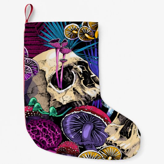 Seamless wallpaper pattern. Bright Magic Psychedel Kleiner Weihnachtsstrumpf (Vorderseite)